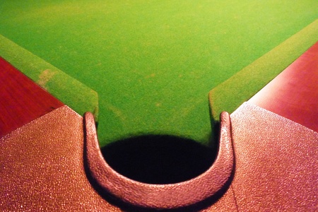 pit of corrner table snooker