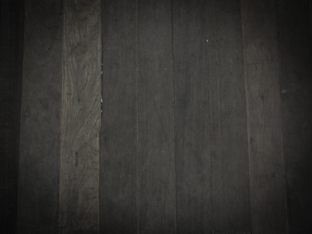 Old gray wood floor vignette  の写真素材