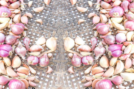 Onions backgroundの写真素材