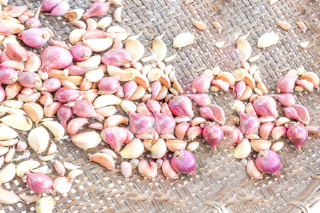 Onions backgroundの写真素材