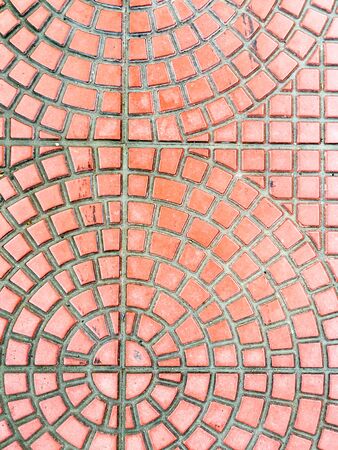 red texture on the tiles