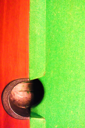 Hole of snooker