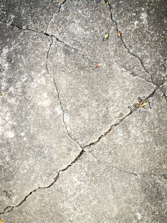 Cracked concrete texture  roadの写真素材