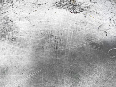 Scratches on stainless steel pot.の写真素材