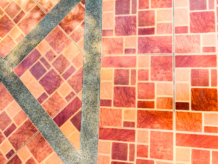 Colorful pattern floorの写真素材