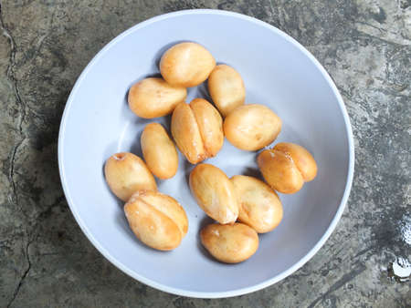 Fruits in the dishの写真素材