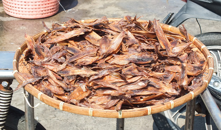 Dried fishの写真素材