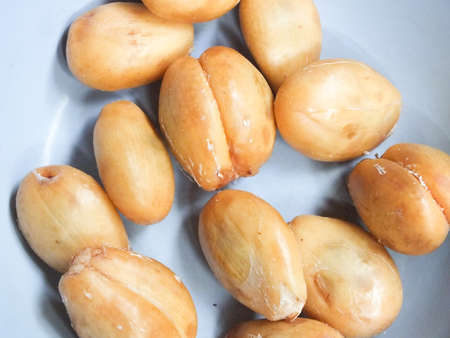 Fruits in the dishの写真素材