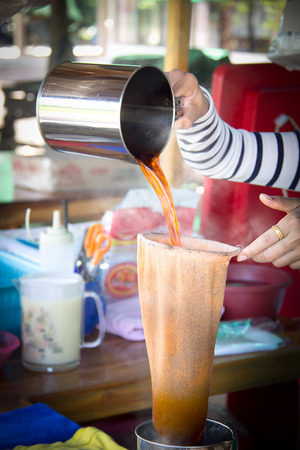 Thai tea handmade, fresh and aromaの写真素材