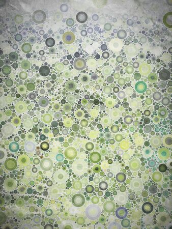 Abstract colorful circle ring shapes pattern backgroundの写真素材