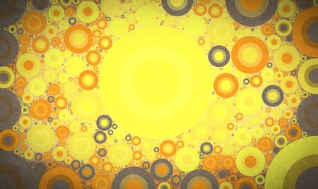 Abstract colorful circle ring shapes pattern background