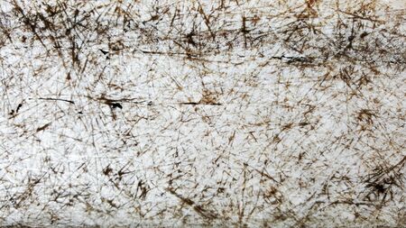 White scratch on the black steel texture background