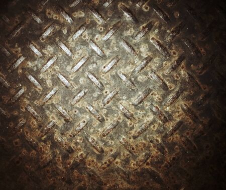 Grunge rusty steel floor texture backgroundの写真素材