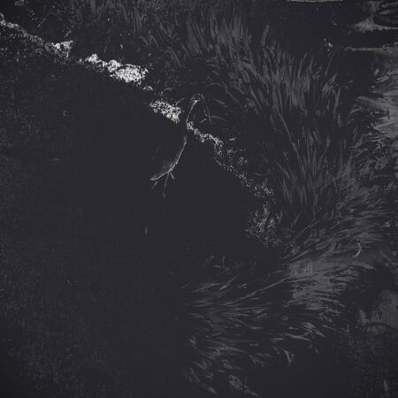 White dirty stain on the gray textureの写真素材