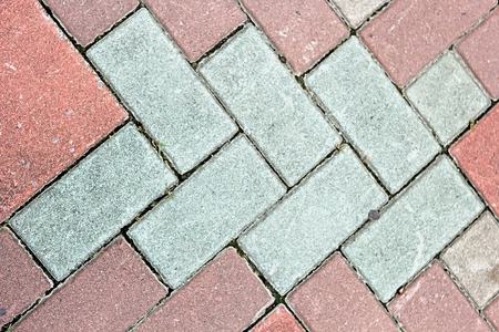 Ground with lay the stone .の写真素材