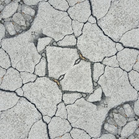 Crack floor concrete texture backgroundの写真素材