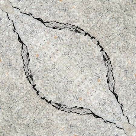 crack and grunge concrete textureの写真素材