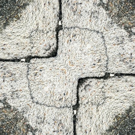 Crack texture cement wall