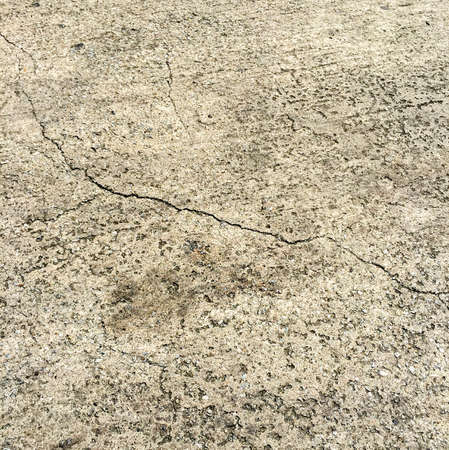 Cracked concrete texture roadの写真素材