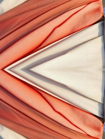orange fabric textureの写真素材