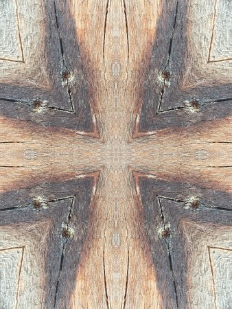 crack cross wood textureの写真素材