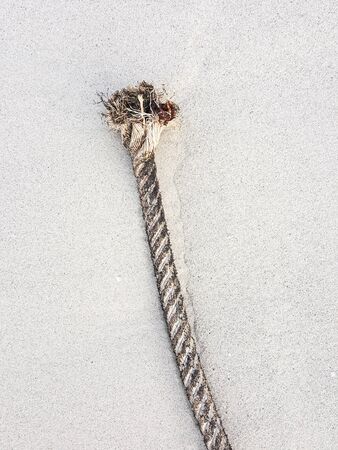 rope on the sand