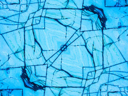 blue striped scratch stone textureの写真素材