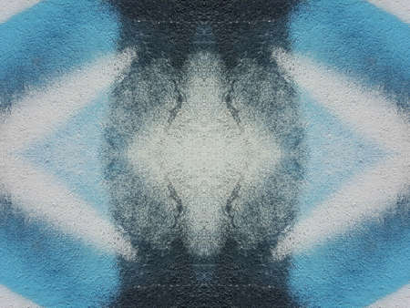 colorful stain on the concrete texture backgroundの写真素材