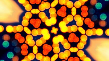 Dark colorful bokeh backgroundの写真素材