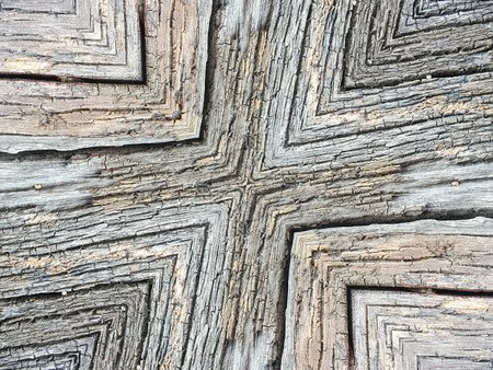 crack wood texture backgroundの写真素材