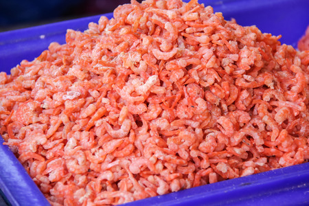 dry small shrimp foodの写真素材