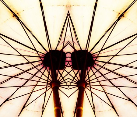 colorful umbrella stucture texture background