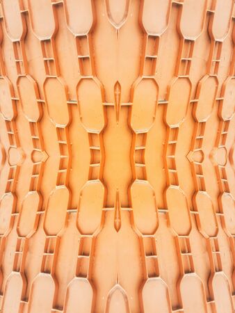 orange steel door texture background