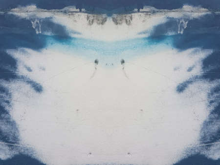 dirty color stain on concrete wall texture background