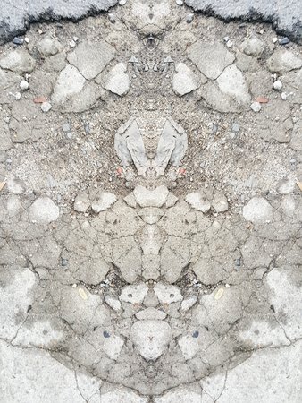 crack concrete road texture backgroundの写真素材