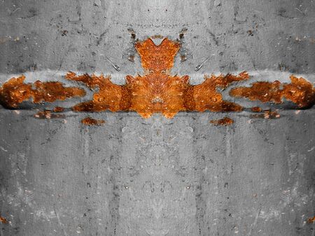 rusty corrosion stain on steel texture background