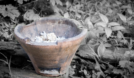 Stove charcoalの写真素材