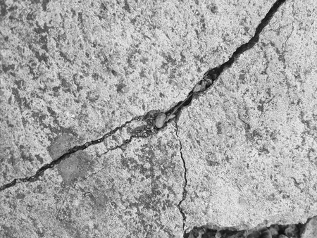 crack old floor concrete texture backgroundの写真素材