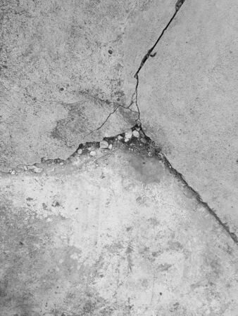 crack old concrete wall textureの写真素材