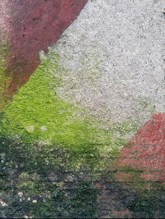 red white concreteの写真素材