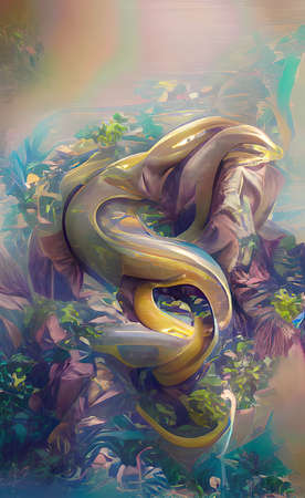 The art of python background