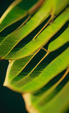 a green leaves texture background