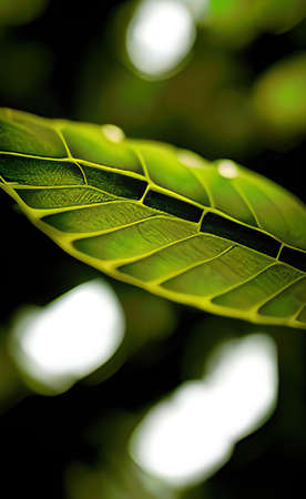 a green leaves texture background