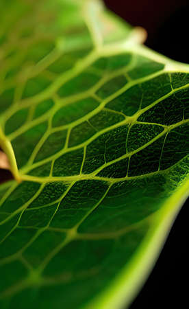 a green leaves texture backgroundの写真素材
