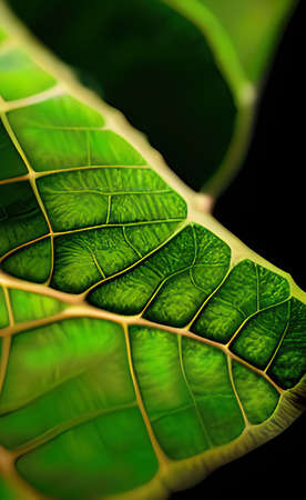 a green leaves texture background