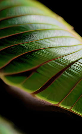 a green leaves texture background
