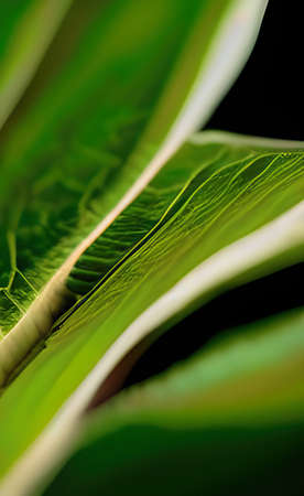 a green leaves texture background