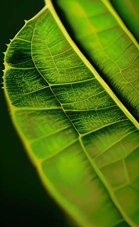 a green leaves texture background