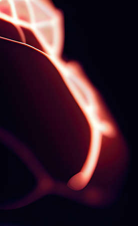 The illustration of abstract close up neural systemの写真素材