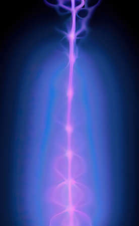 The illustration of abstract close up neural systemの写真素材